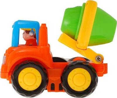 Set lodra ndërtimi Mola, 4 makina pune, plastike, shumëngjyrëshe
