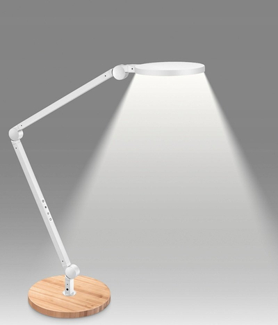 Lampë tavoline CEP GIANT LED, me rregullim të ngjyrës së dritës, lis me të bardhë