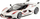 Maketi Bburago Ferrari FXX K Racing, shkalla 1:24, gati 19 cm, i bardhë