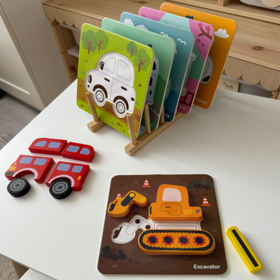 Puzzle druri Woopie 6 në 1 Transport, 33 pjesë, shumëngjyrësh