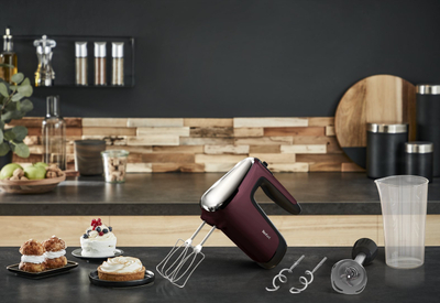 Mikser dore Tefal Powermix Silence HT652538, 600W, i kuq