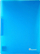 Dosje me kapëse A4, polipropilen, gjysmë transparente, blu