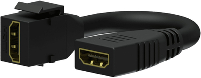 Adapter HDMI Procab VCK450/B, HDMI A F në HDMI A F, i zi