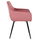 Kolltuk Latrell 55x57x84Hcm (HM8582.02), rozë/ zezë