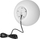 Llambë kopshti ADVITI LUNA S AD-OP-6298WE27ZM, glob 30cm, E27, IP44, e bardhë