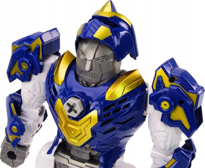 Lodër robot me vida Screwing Robot, me dritë edhe zë, me trapan edhe kaçavidë, blu navy