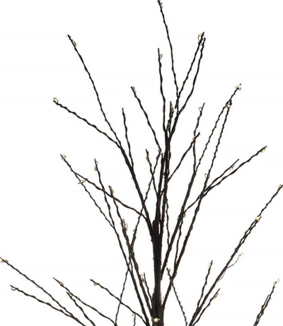 Dekor pemë me drita LED Twig Cherry Blossom, 60 cm, 48 LED, e zezë