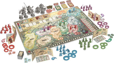 Lojë tavoline Rising Sun, strategji, mitologji japoneze, shumëngjyrëshe