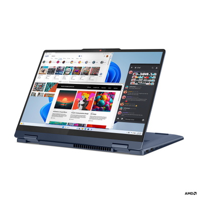 Laptop 2 në 1 Lenovo IdeaPad 5 14AHP9, Ryzen 5, 14" WUXGA Touch, 16GB 1TB SSD, blu