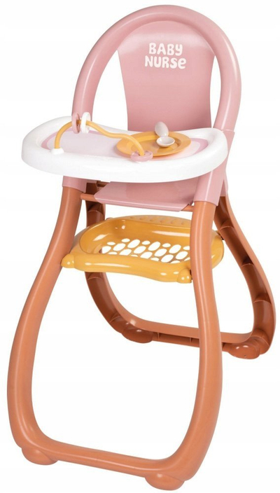 Karrige për kukulla Smoby Baby Nurse, për kukulla deri 42 cm, me vegla, rozë