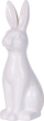 Figurinë dekorative Beliani Rabbit PAIMPOL, qeramike, 39 cm, e bardhë