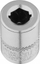 Adapter për bite Stanley FatMax, 1/4" F në 1/4" F, krom vanadium, argjendtë