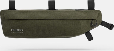 Çantë kornize biçiklete Brooks Scape Frame Bag, 3L, e papërshkueshme nga uji, Mud Green