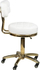 Козметичка столица Activeshop GOLD AM-961, ротирачка, бела