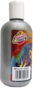 Bojë dekorative metalike Sweet Colours Silver, 250ml, argjend
