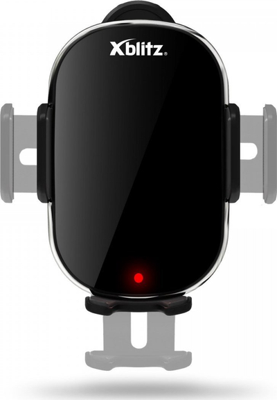 Mbajtëse automatike veture Xblitz Aurum, karikim wireless 15W, montim në grilë ajri, e zezë