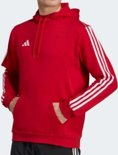 Bluzë me kapuç Adidas Tiro 23 SW Hoody M HS3600, fleece, për burra, e kuqe