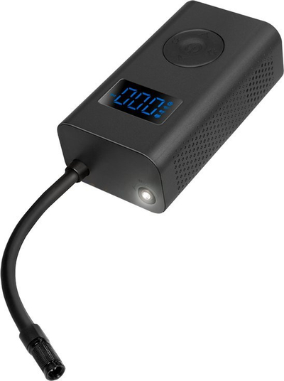 Kompresor portativ LogiLink PA0265, 10 bar, ekran digjital, me dritë LED, i zi