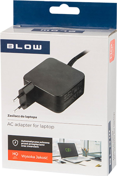 Adapter rryme për laptop Blow, 33W, 19V 1.75A, i zi