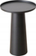Tavolinë Boltze Jacky, diametër 38 cm, metal, e zezë
