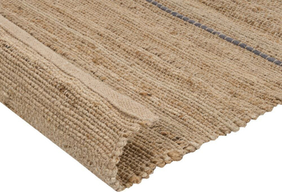 Tapet jute Rauta Jute Area Rug, 140 x 200 cm, bezh