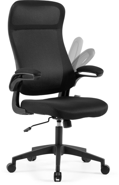 Karrige zyre SENSE7 Revo, ergonomike, me mbështetëse krahësh, e zezë