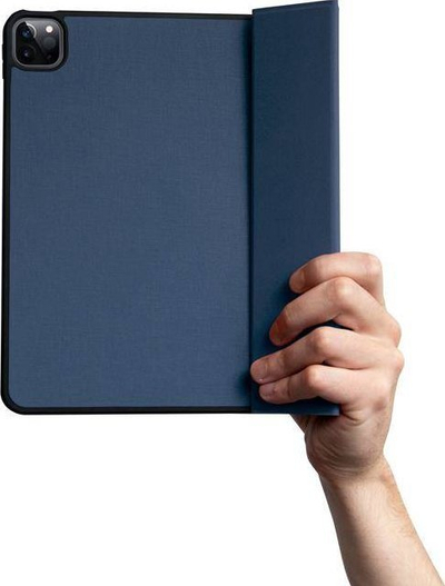 Mbulesë tablet Crong FlexFolio për iPad Pro 11\" 2022 2021 dhe iPad Air 10.9, me vend për Apple Pencil, blu