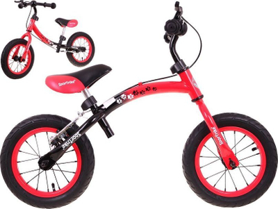 Biçikletë ekuilibri Boomerang SporTrike, për kalamaj 3+, e kuqe
