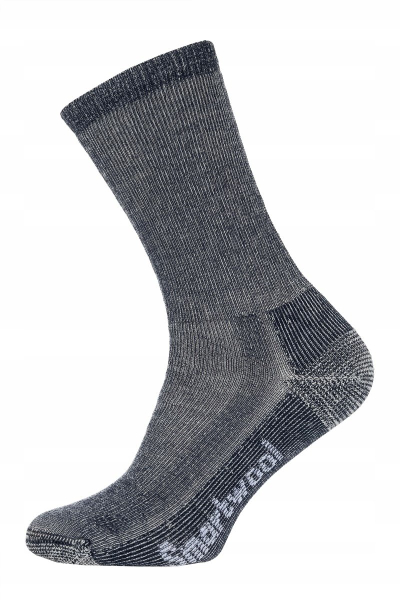 Çorape hiking Smartwool Hike Classic Edition Full Cushion Crew, përbërje lesh Merino, madhësia X-Large, blu e errët