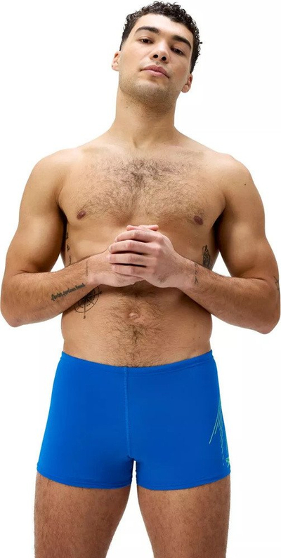 Машки костим за капење Speedo Hyperboom Aquashorts, Endurance+, сина боја