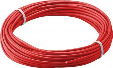 Kabllo elektrik Wentronic Goobay 55044, 1 bërthamë shumëfijore 18 x 0.1 mm, 10 m, i kuq