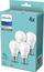 Llampa LED Philips, set 4 copë, ekuivalente 75W, 4000K, të bardha neutrale