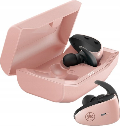 Kufje wireless in ear Yamaha TW-ES5A, True Sound, me kuti kariku, rozë