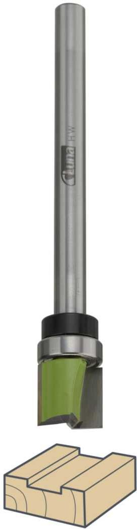 Frezë për brazda Luna Keyway Groove, 16mm, bosht 8mm, metalike
