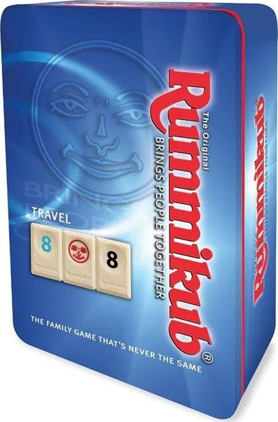 Друштвена игра Lemada Rummikub Travel Tin, патничка верзија, метална кутија