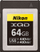 Karta memorie Nikon XQD, 64GB, 440MB/s, e zezë