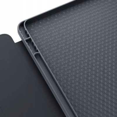 Këllëf tablet 3mk Soft Tablet Case për Xiaomi Pad 6, silikoni TPU, me palosje trefishe, i zi