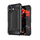 Kllëf telefoni Hurtel Hybrid Armor për iPhone 17, i fortë, i zi