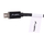 Kabllo adapter Mini DisplayPort në DisplayPort, 10 cm, i zi