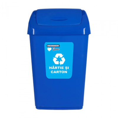 Koshi i mbeturinave HEINNER HR-AL-35A, 35L, plastikë, blu