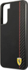 Futrollë telefoni Ferrari On Track Carbon Stripe FESAXHCS22MBK, për Samsung Galaxy S22+, kapak i fortë, e zezë