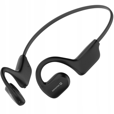 Безжични Bluetooth слушалки Swissten GYM Open Air, спортски, црни