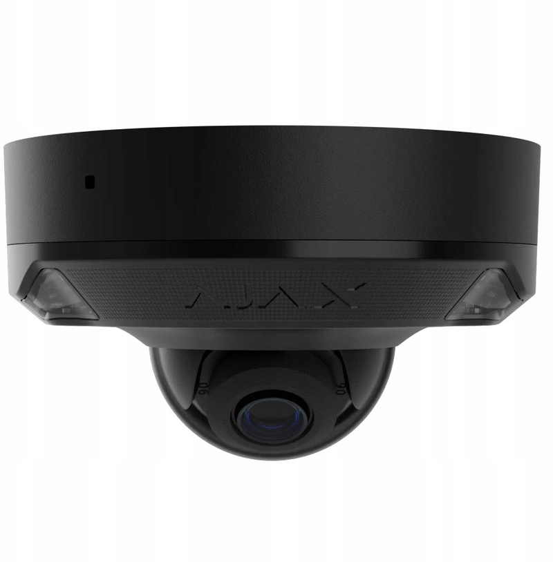 Kamerë dome IP Ajax Systems DomeCam Mini HL, 8MP, 2.8mm, e zezë
