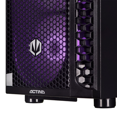 Kомпјутер Actina ENDORFY, AMD Ryzen 5 3600, 16GB RAM, 1TB SSD, AMD Radeon RX 6600, 600W, црн