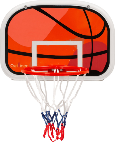 Kornizë Outliner për kosh basketbolli, montim në mur, metal