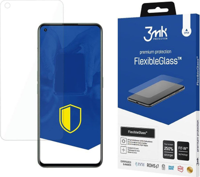 Mbrojtës ekrani 3MK FlexibleGlass për Realme GT 2 5G, xham hibride, transparencë e lartë