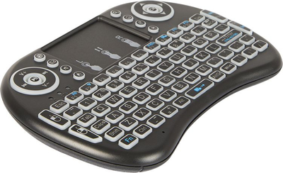 Tastierë mini wireless BLOW KS-2, LED, me touchpad, e zezë