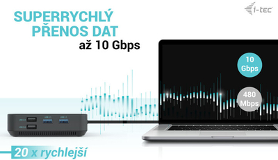 Doking i-tec USB-C, 3 ekrane, LAN, karikim PD 100W
