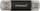 USB Intenso Twist Line, 32GB, me dy dalje USB C dhe USB A, ngjyrë antracit