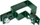 Kllapë qoshe Unimet Corner Mounting Clamp 60×40mm, metal, gri